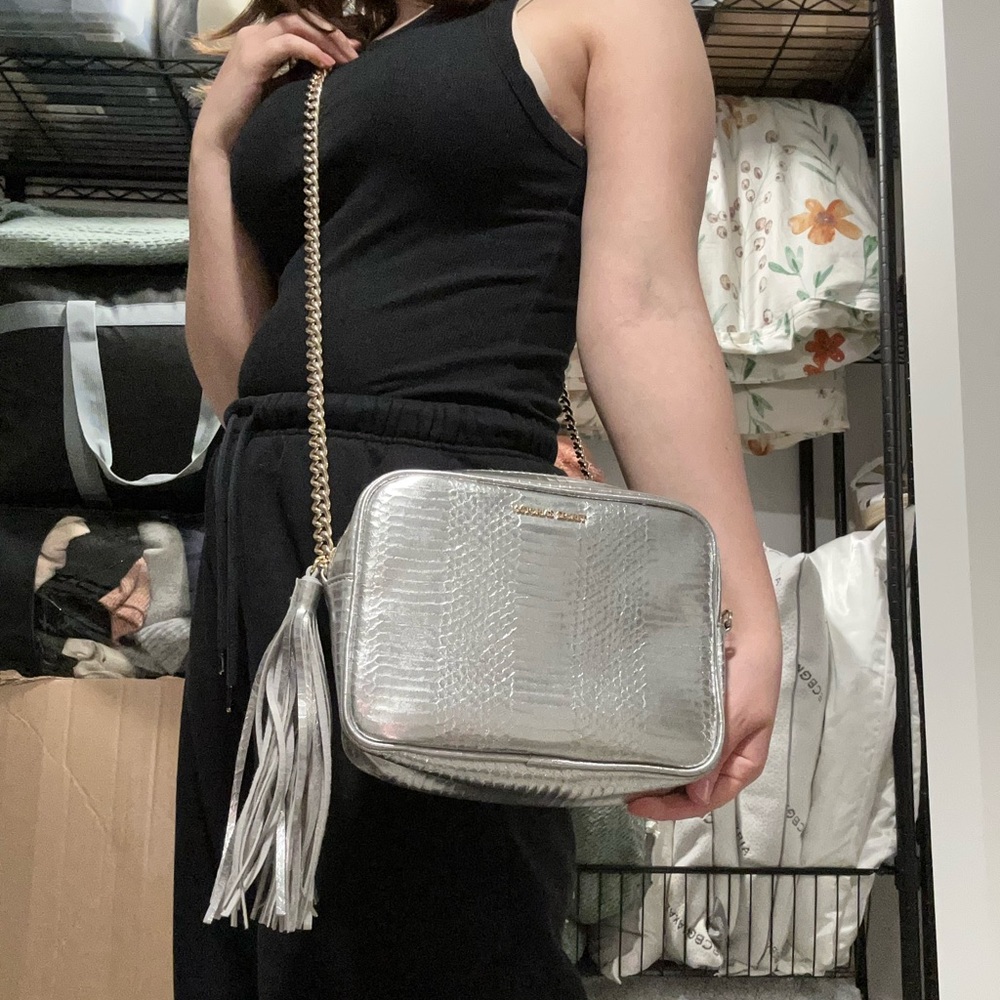 Victoria’s Secret silver chain cross body
